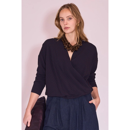 Nathalie Vleeschouwer bluse blau