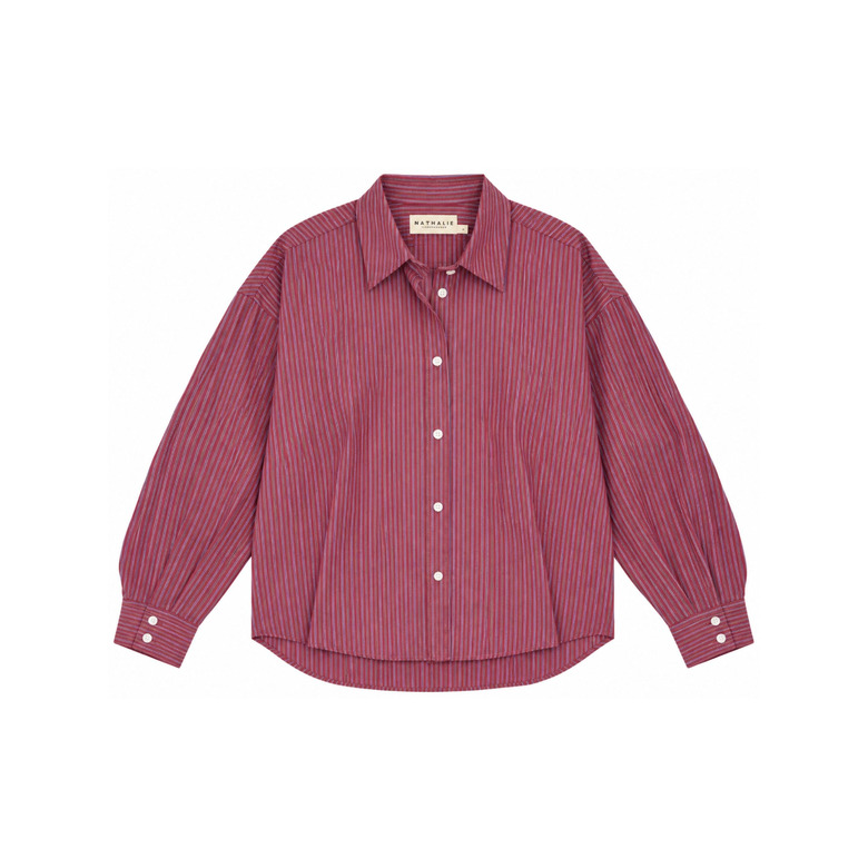 Nathalie Vleeschouwer blouse bordeaux 1