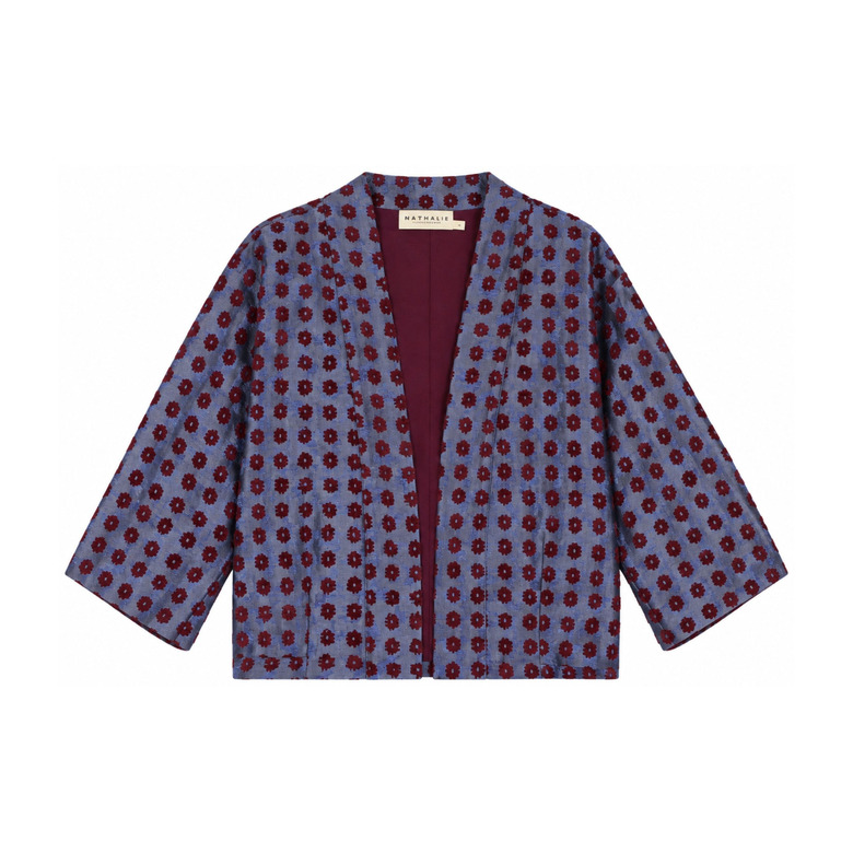 Nathalie Vleeschouwer vest blauw 1
