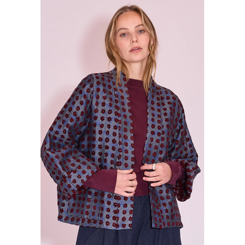 Nathalie Vleeschouwer vest blauw 2