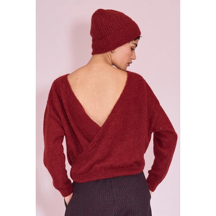 Nathalie Vleeschouwer sweater bordeaux