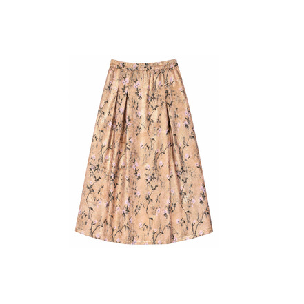 Nathalie Vleeschouwer skirt gold