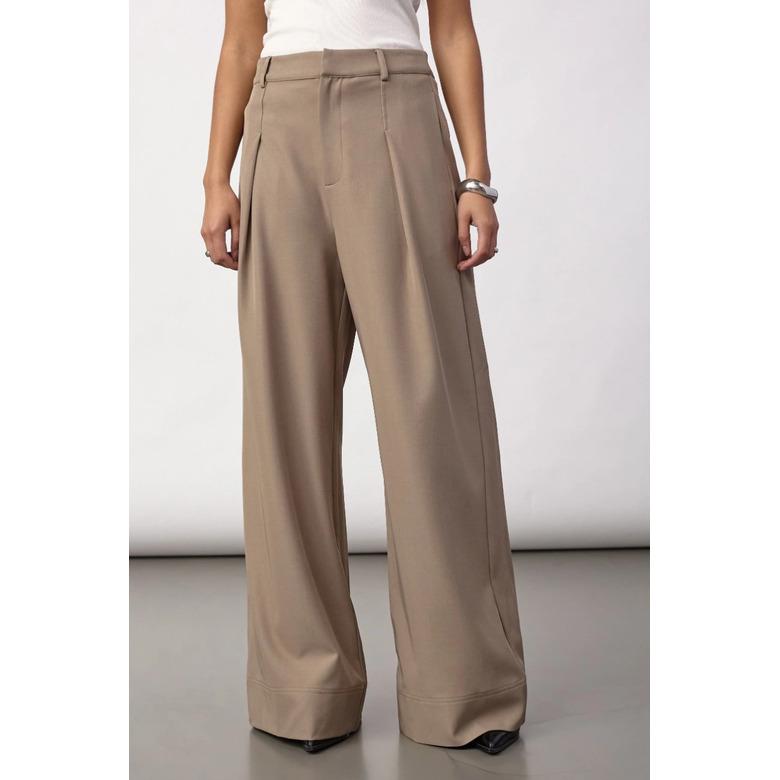 Co'couture broek 32 inch bruin 2