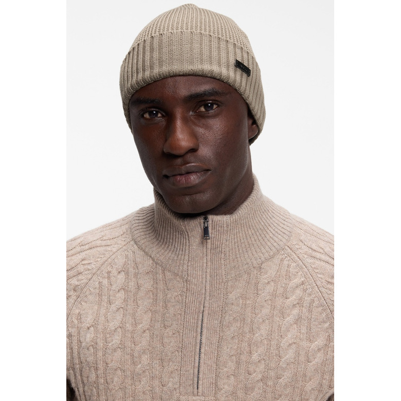 Boss beanie brown 2
