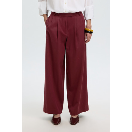 Selected Femme broek bordeaux
