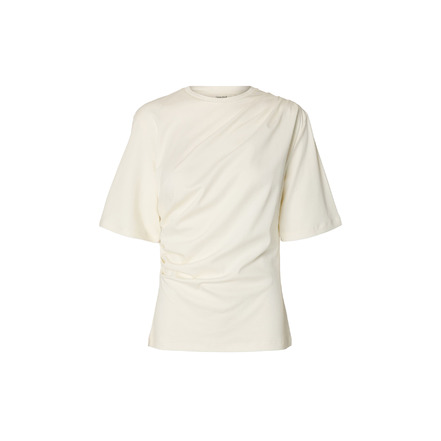 Selected Femme t-shirt ecru