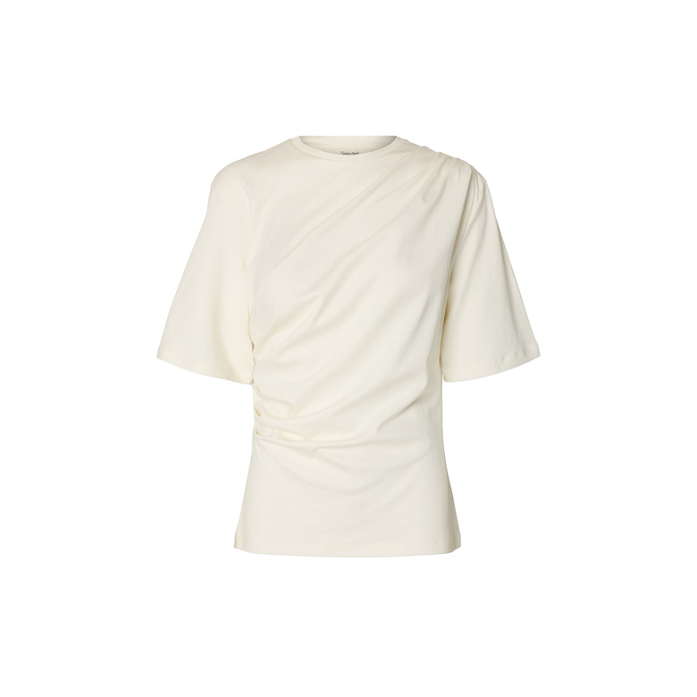 Selected Femme t-shirt ecru 1