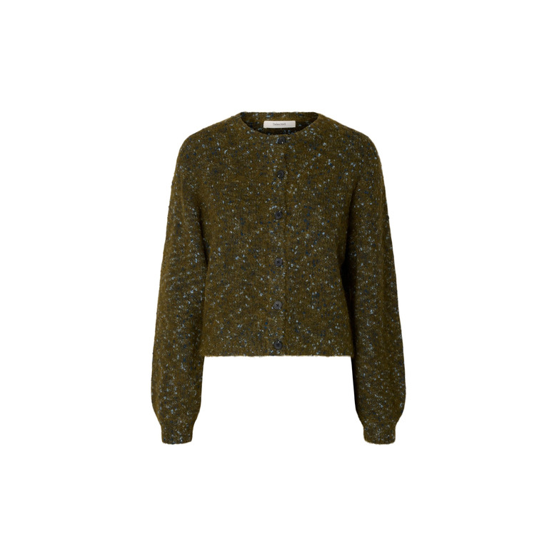 Selected Femme cardigan groen 1