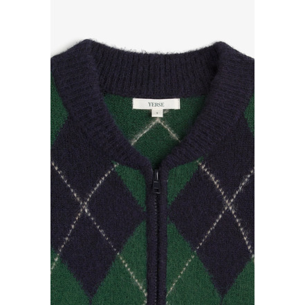 Yerse cardigan green