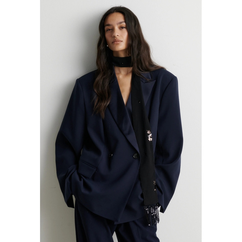 Second Female blazer blauw 2