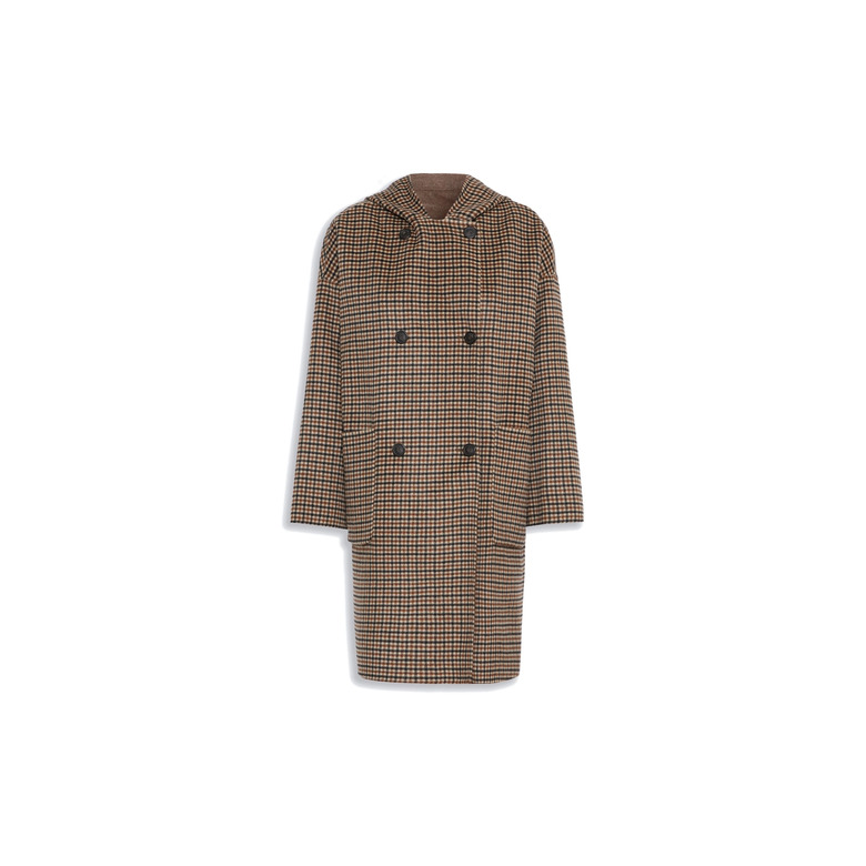 Weekend Max Mara mantel bruin 1