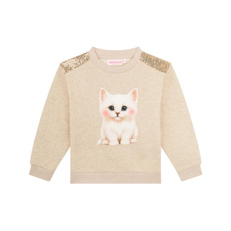 Someone Kids sweater lightbrown 1