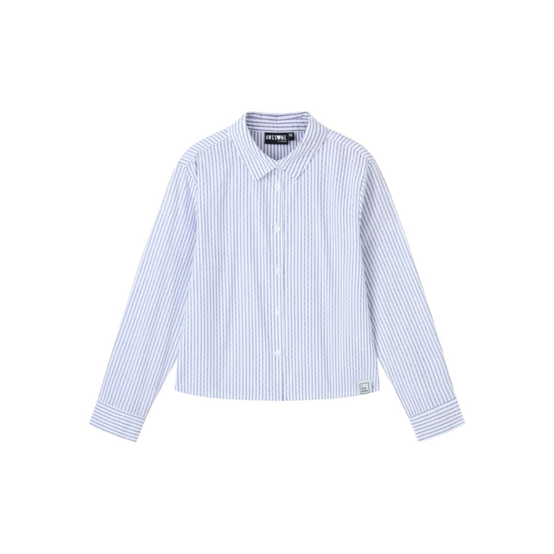 Someone Junior Meisjes blouse blauw 1