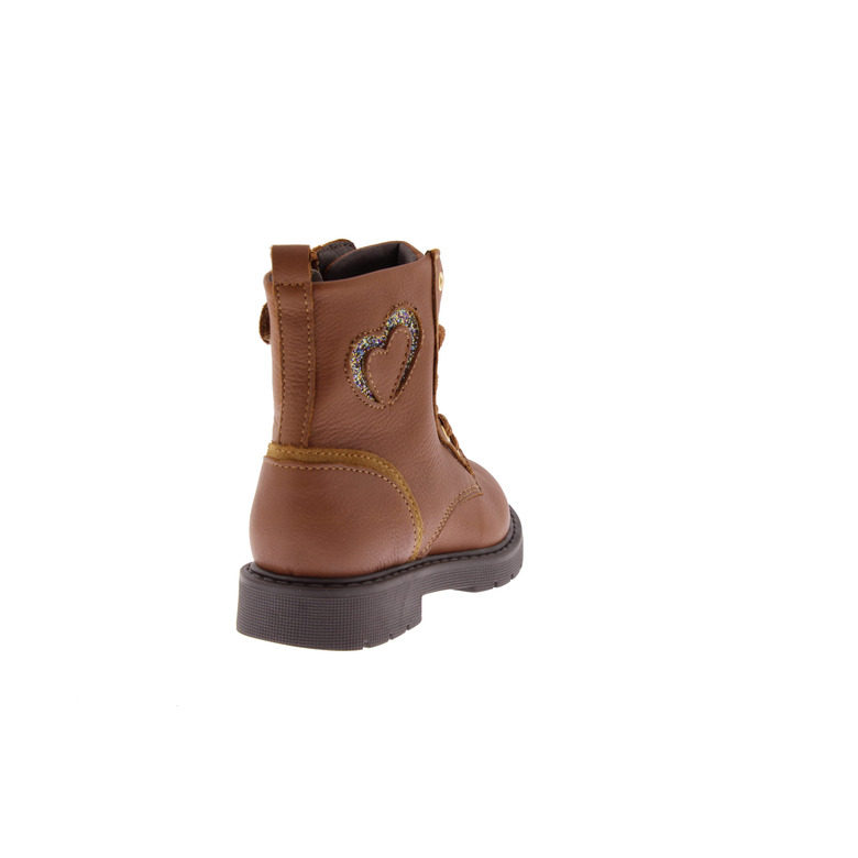Innocent Shoes Meisjes laarzen cognac 4