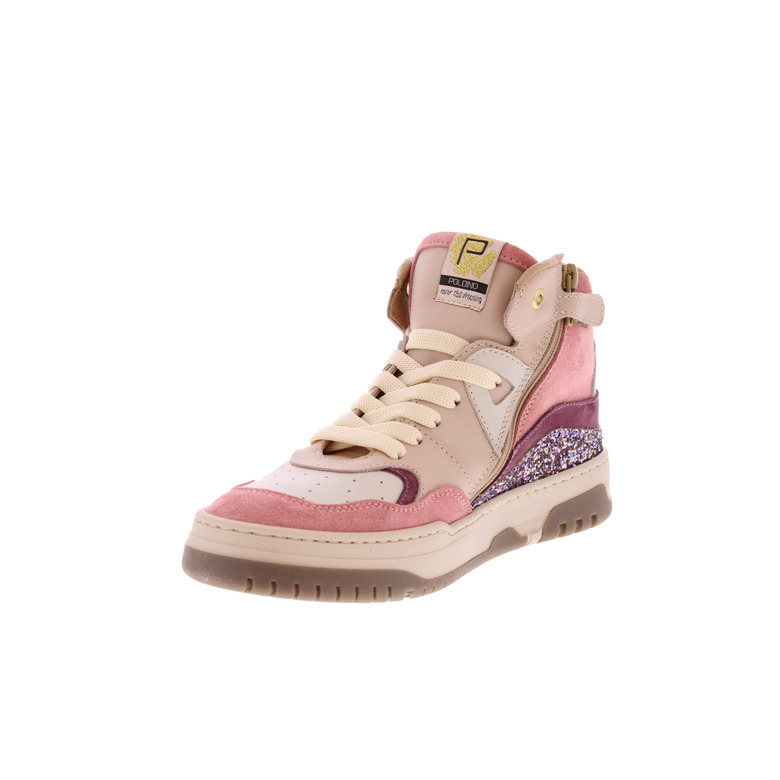 Poldino veterschoenen roze 3