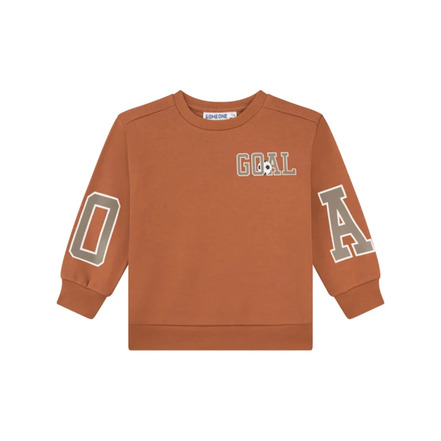 Someone Kids sweater cognac