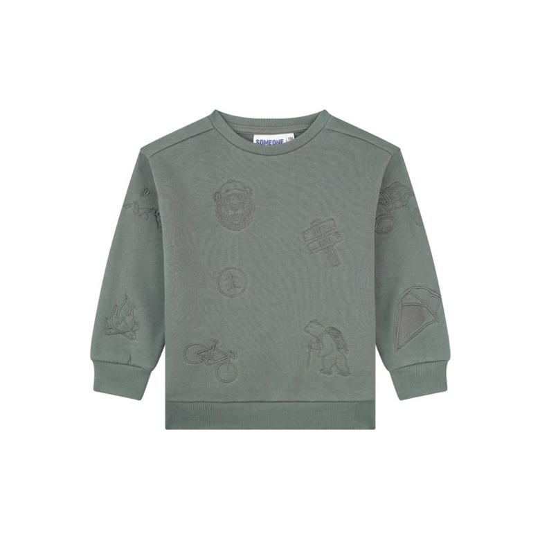 Someone Kids sweater green 1
