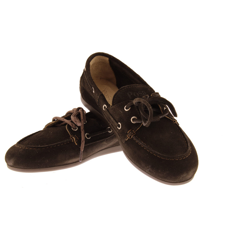 Posa chaussures bateau brun 3
