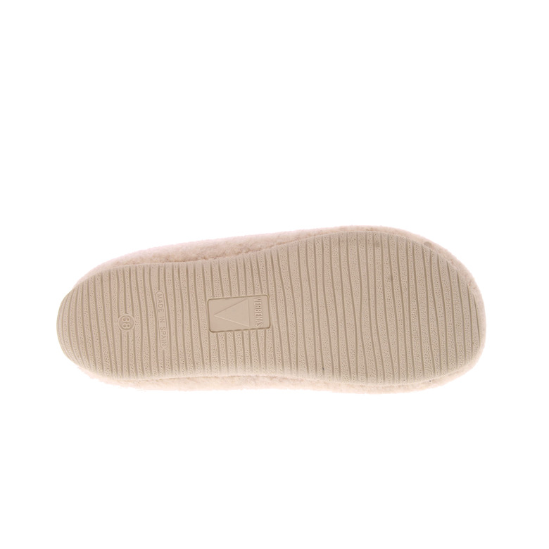 Verbenas pantoffels ecru 5