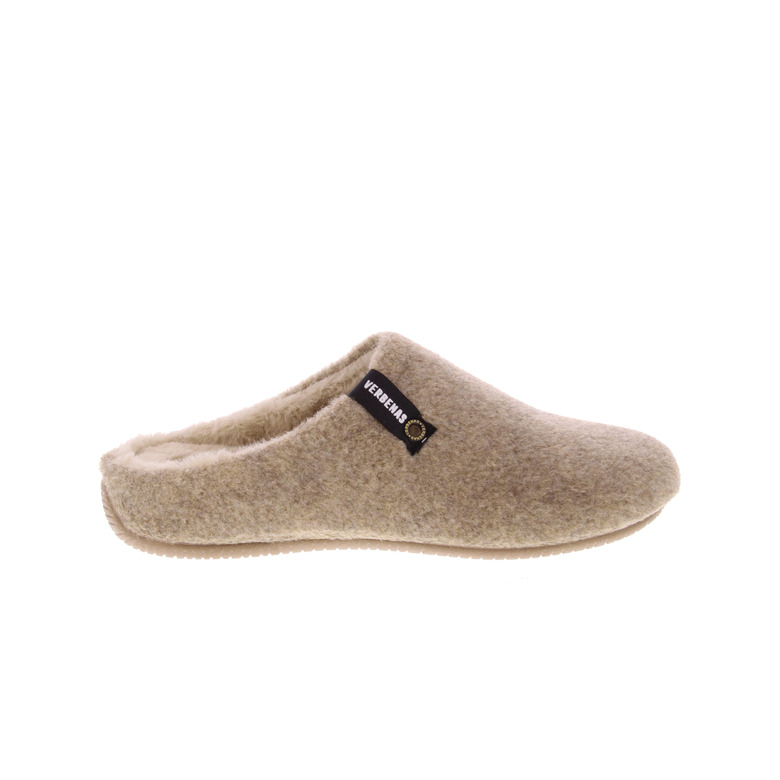 Verbenas pantoffels taupe 1