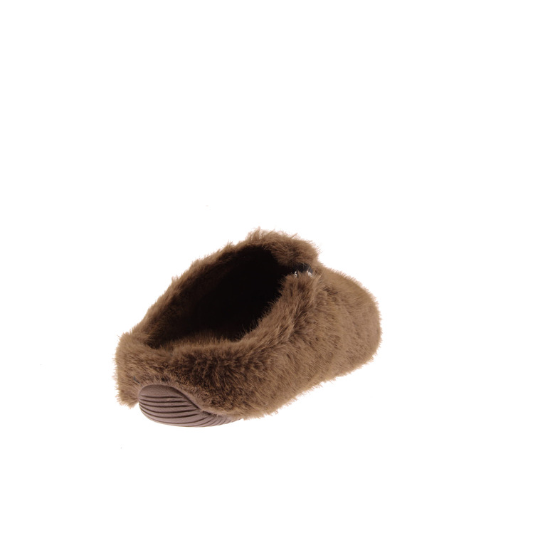 Verbenas pantoffels bruin 4
