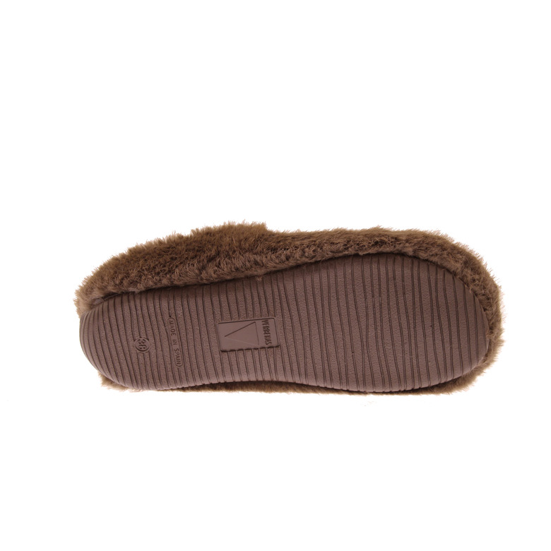 Verbenas pantoffels bruin 5