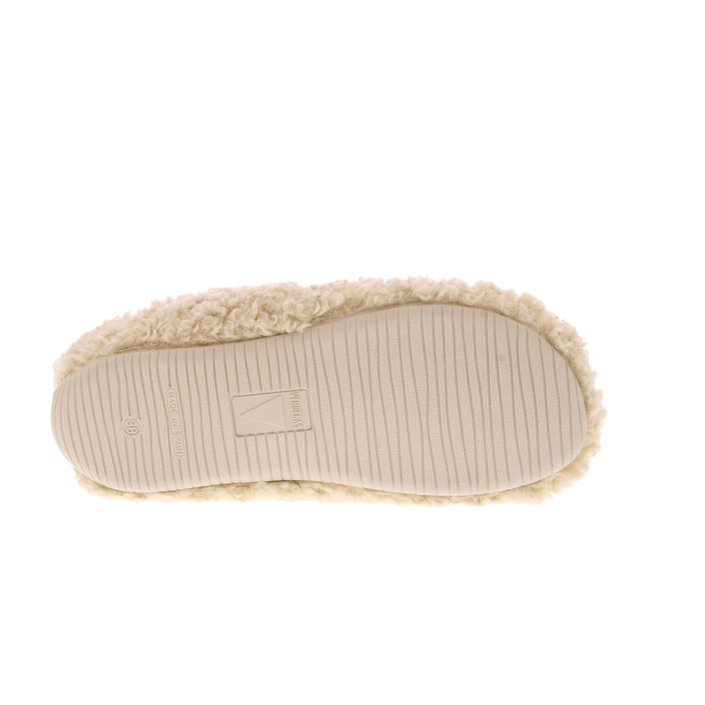 Verbenas pantoffels ecru 5