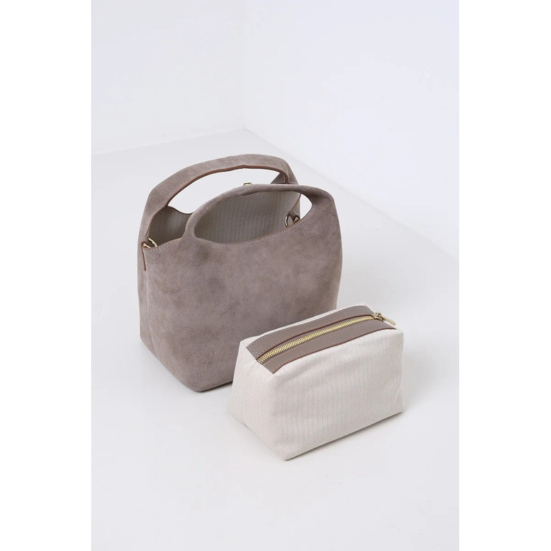 Smaak handtas taupe 3