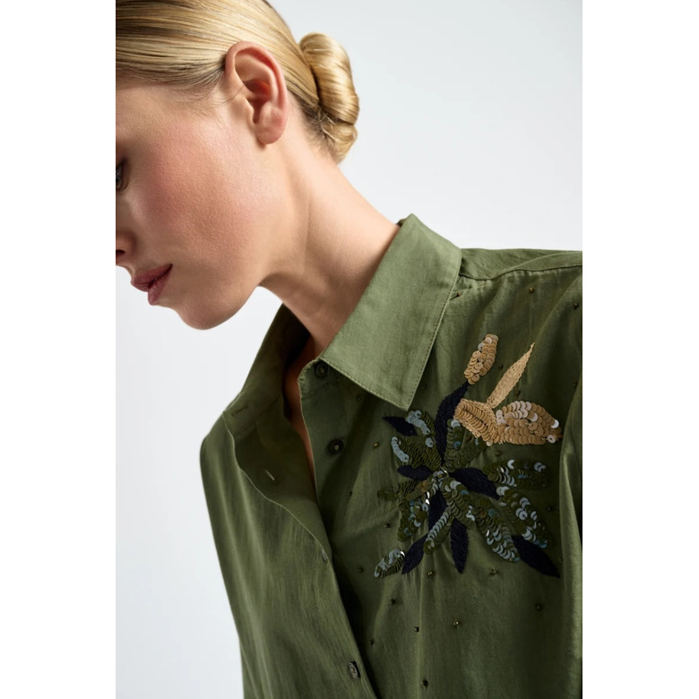 Marie Mero blouse groen 2