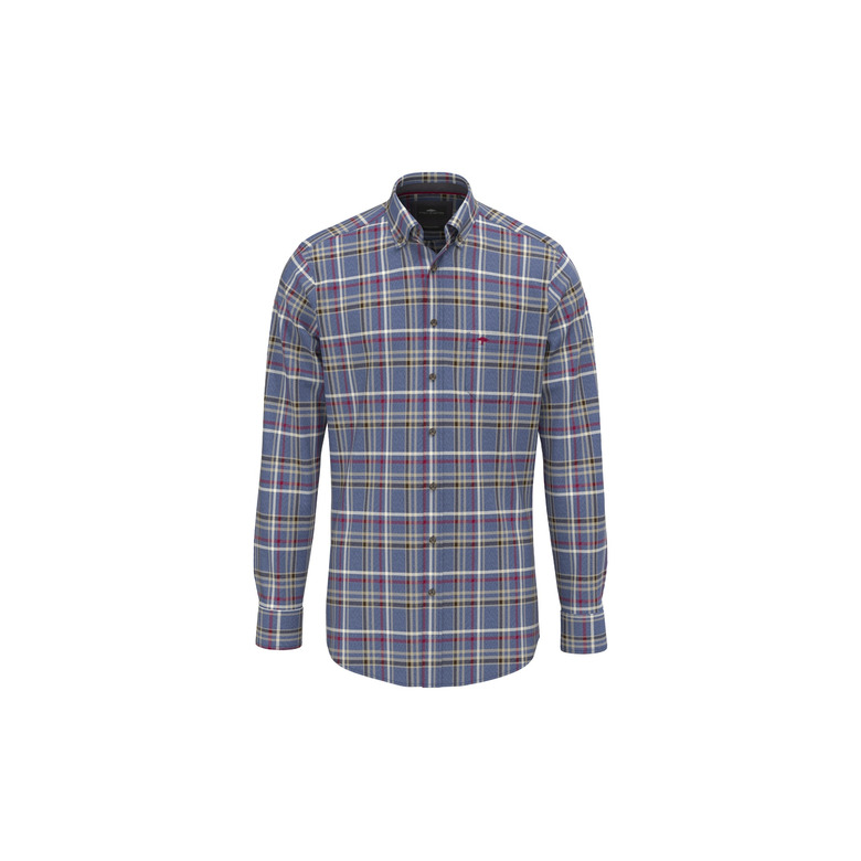 Fynch-hatton hemd blauw 1
