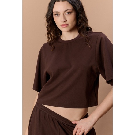 Karma.koma t-shirt bruin
