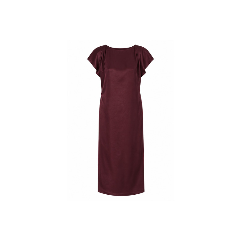 Nathalie Vleeschouwer jurk bordeaux 1