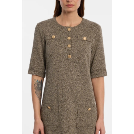 Ana Alcazar jurk beige