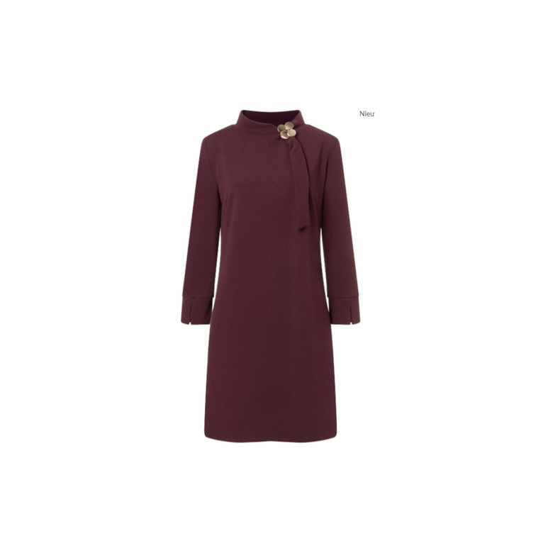 Ana Alcazar jurk bordeaux 1