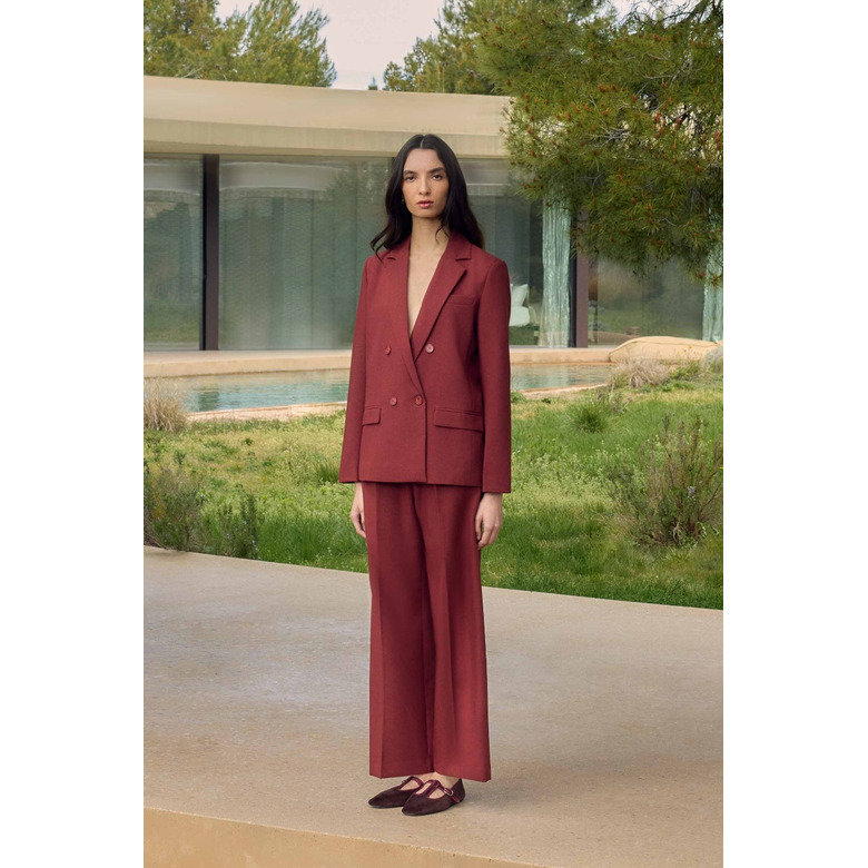 Grace & Mila broek bordeaux 2