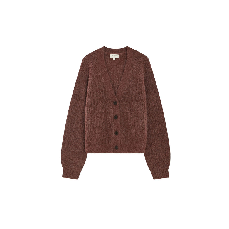 Grace & Mila cardigan paars 1