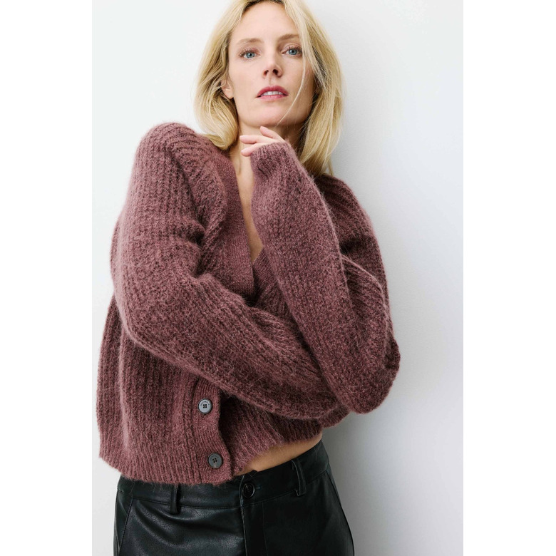 Grace & Mila cardigan paars 2