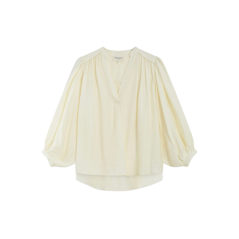 Grace & Mila blouse ecru 1