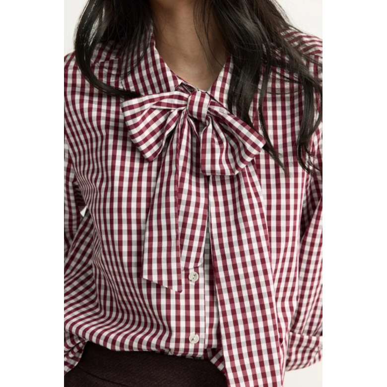 Xandres blouse bordeaux 2