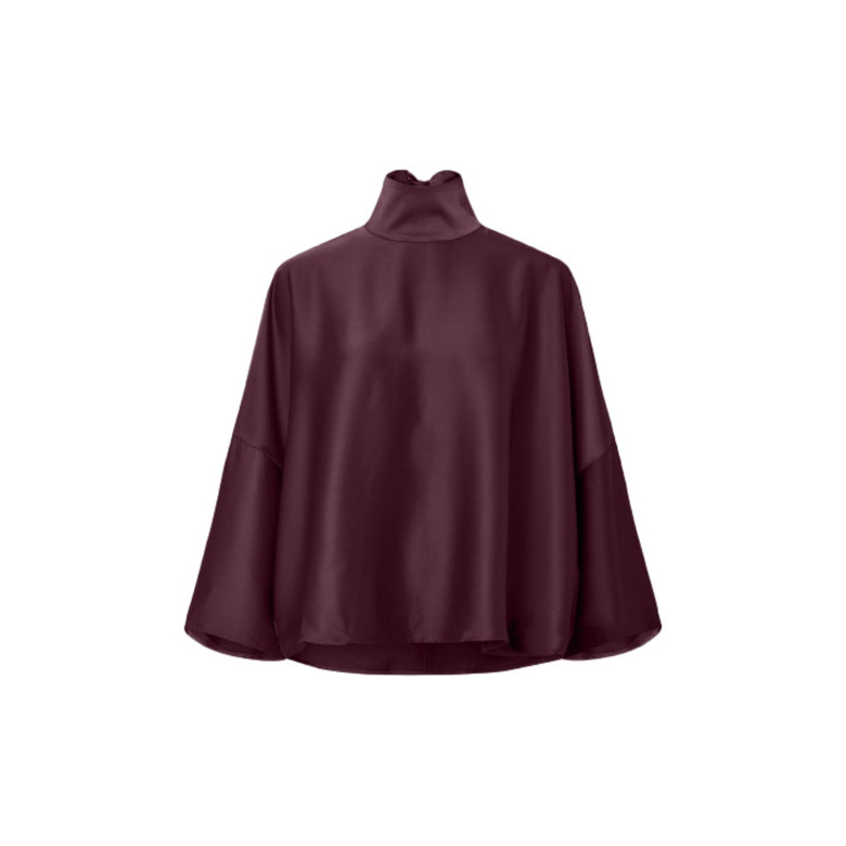 Y.a.s chemisier bordeaux 1