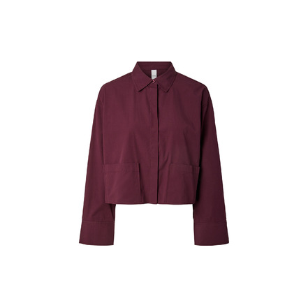 Y.a.s chemisier bordeaux