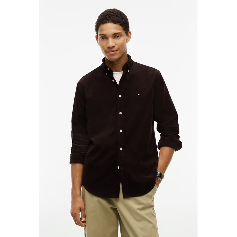 Tommy Hilfiger hemd bruin 2