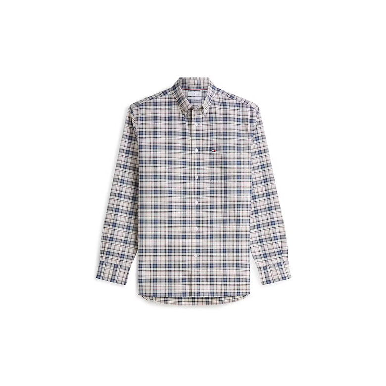 Tommy Hilfiger hemd beige 1