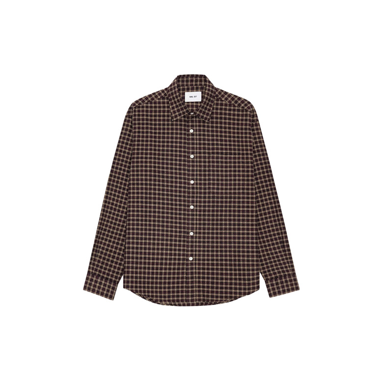 Nn.07 hemd bordeaux 1