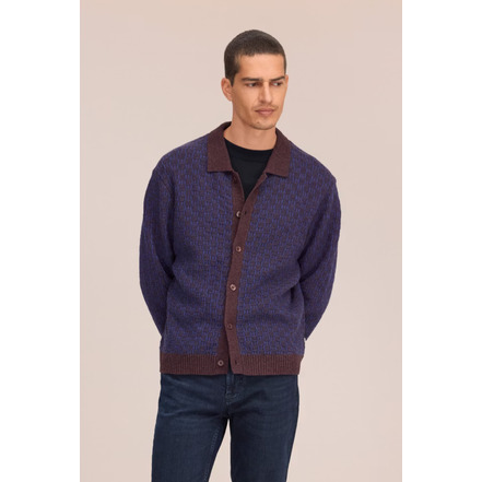 Nn.07 cardigan blauw