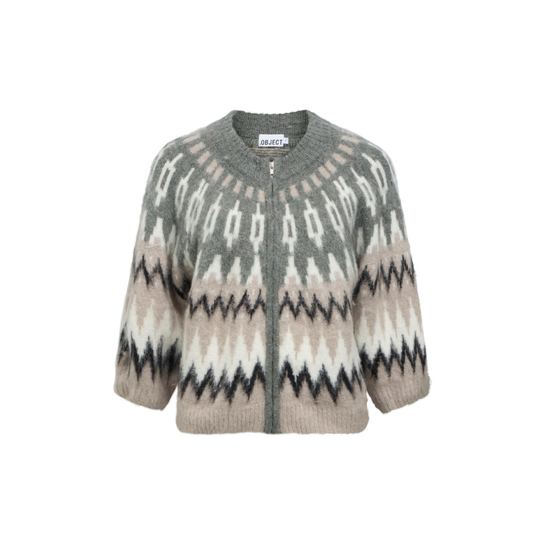 Object cardigan grijs 1