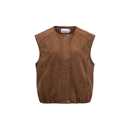 Object vest cognac