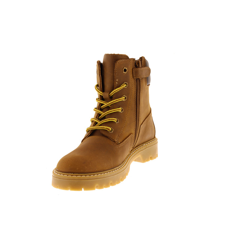 Hip hoge schoenen camel 3