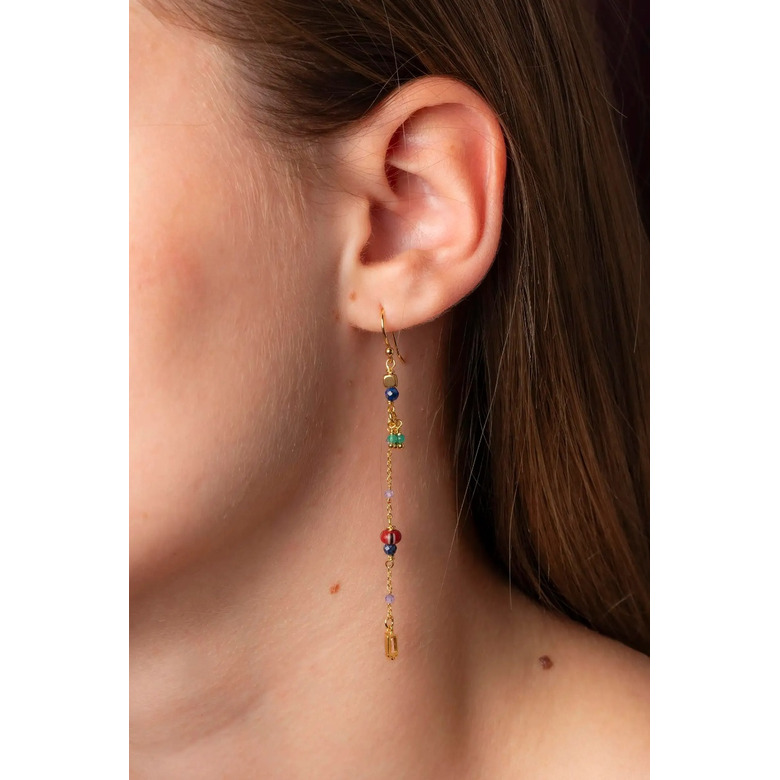 Murielle Perrotti oorbellen multi color 2