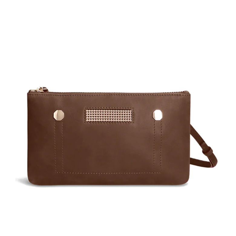 Clio Goldbrenner crossbody bruin 1
